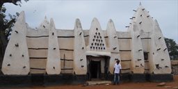 Mud-and-stick mosque at Larabanga Mud-and-stick mosque at Larabanga